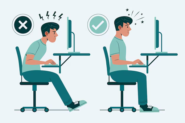 Posture Correction and Ergonomics Advice